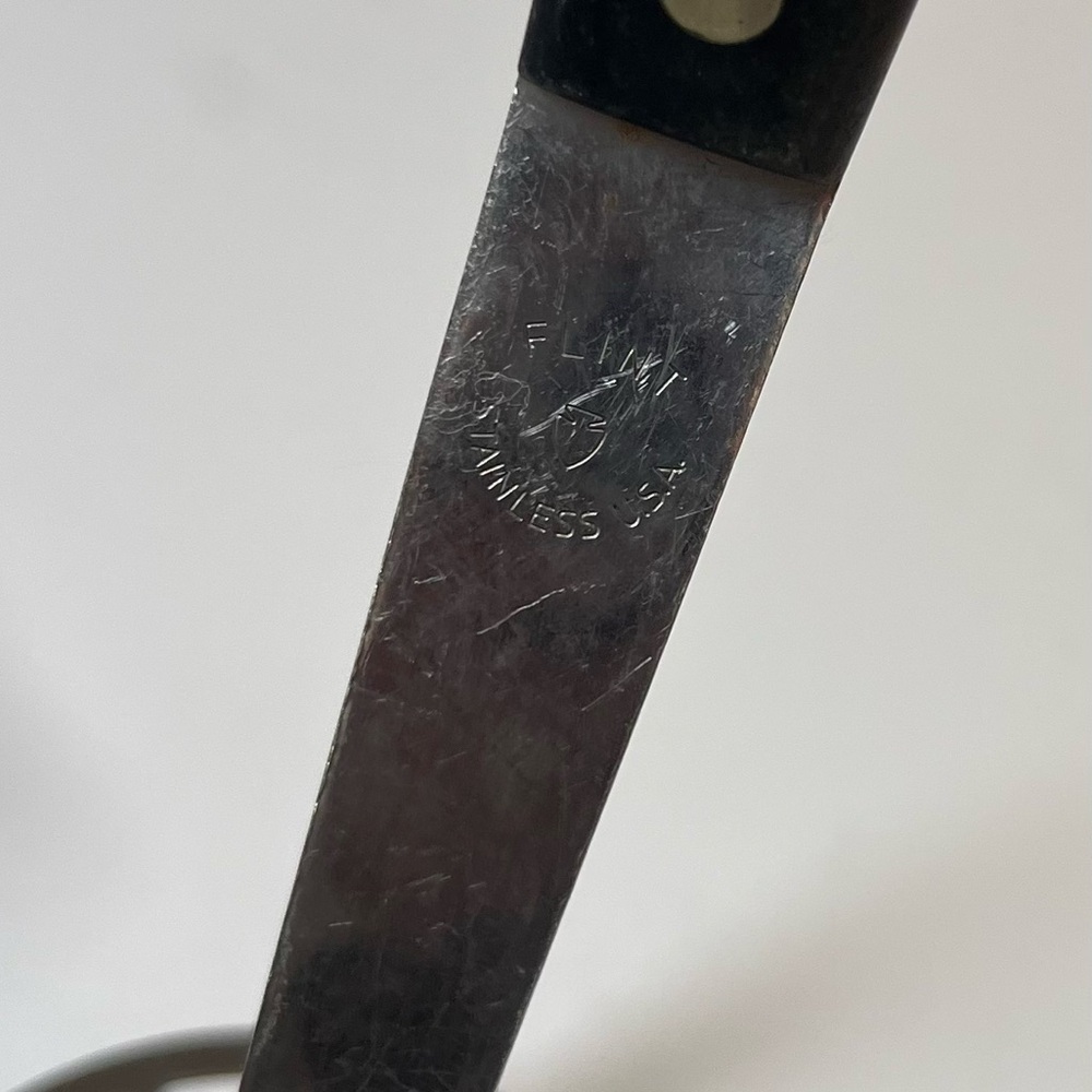 Vintage Flint Stainless Vanadium Potato Masher, Composite Handle, Made in USA - Picture 3 of 6